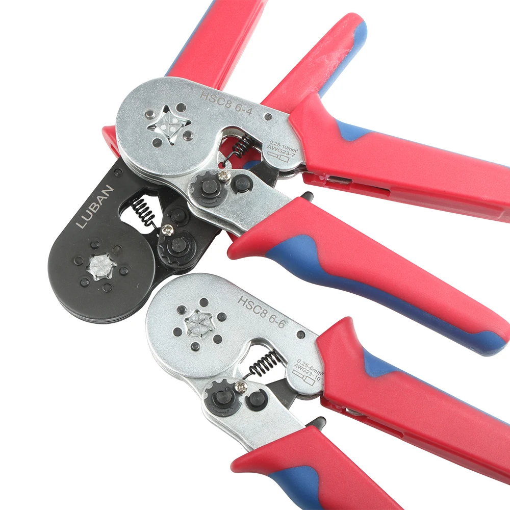 HSC8 6-6B HSC8 6-6A SELF-ADJUSTABLE CRIMPING PLIER 0.25-6mm terminals crimping tools multi TOP BRAND HSC8 6-6 23-10AWG