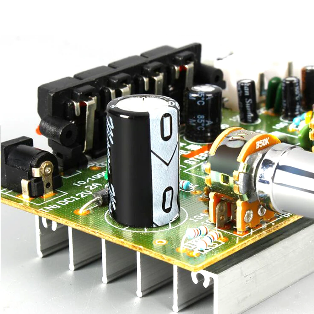 مكبر صوت للكمبيوتر ، لوحة مضخم الطاقة ، افعلها بنفسك ، DX8250 12V2A 30W 30W