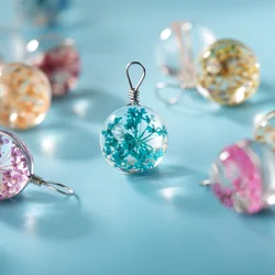 12#5pcs Hand-made Flower Glass Bead  string Not Crystal For DIY Earrings Bracelet Choker Necklace Jewelry Making Beads XN553