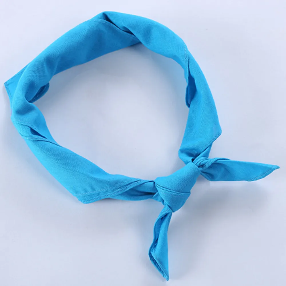 Wholesale Lot Bike Motorcycle 100% Cotton Solid color head wrap scarf A299