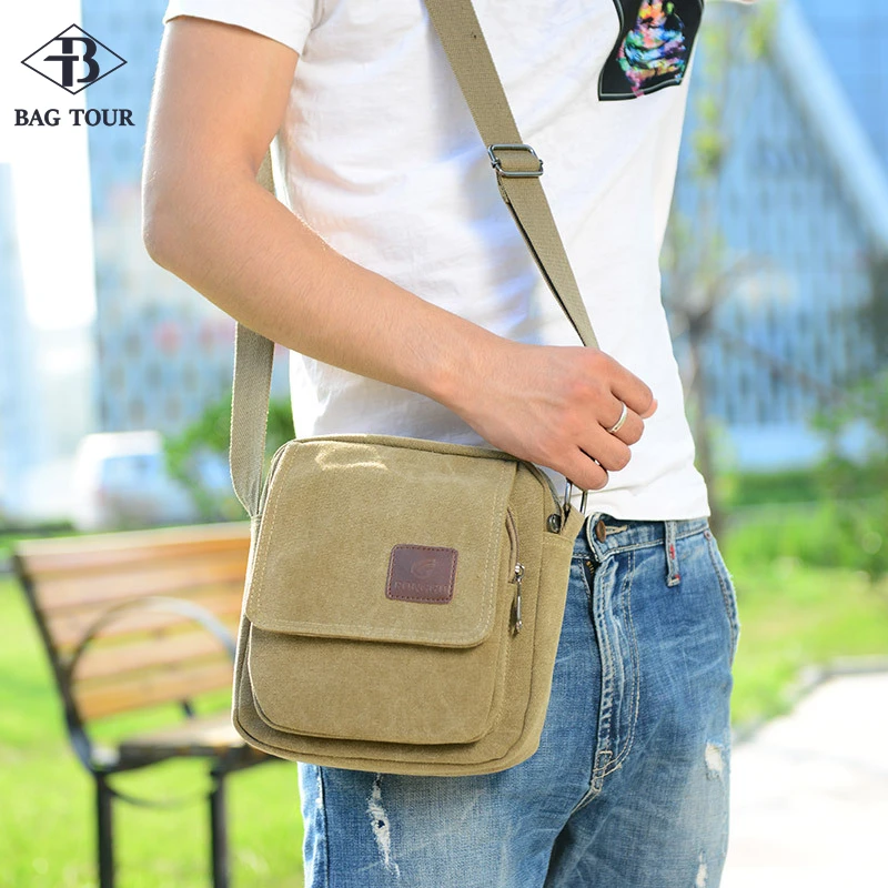 Light Shoulder Bags Vintage old coffee Color Messenger Strong Fabric Bags cheap stylish Crossbody Bags multifunction Brief