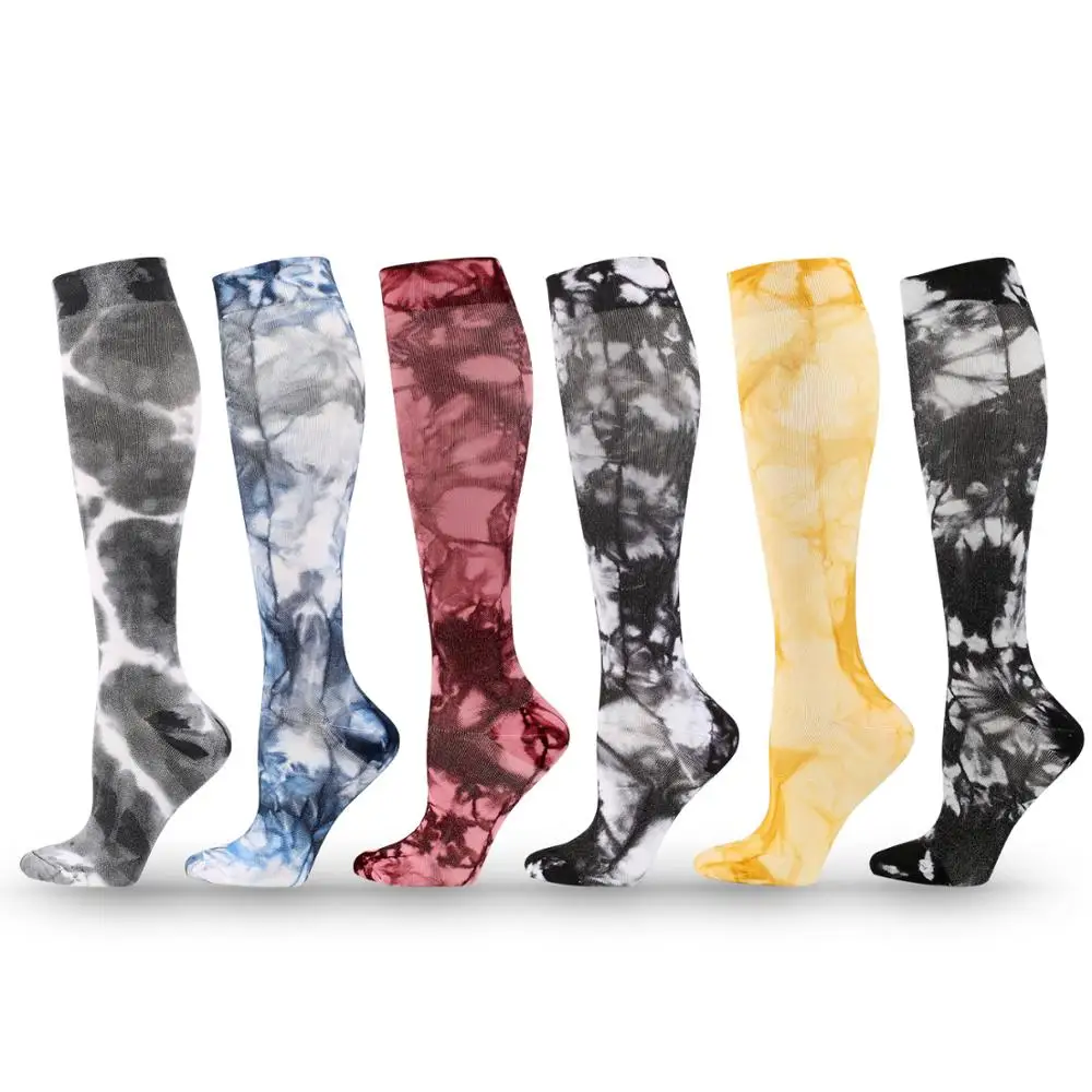 Conjunto de medias de compresión para hombre y mujer, paquete de calcetines Unisex para prevenir venas varicosas, calcetines de enfermera, embalaje