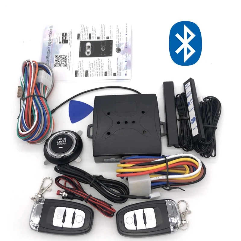 Управление через приложение, устройство для запуска двигателя, система сигнализации, кнопка запуска с одной кнопкой, Дистанционная система запуска, остановка, автомобильные аксессуары