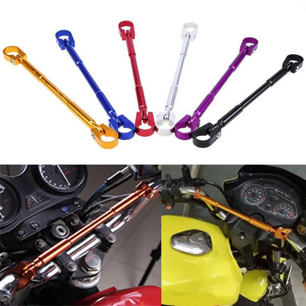 Handle Bar Motorcycle Handlebar Adjustable Modified 22mm Alloy Aluminum Brace Crossbar Strengthen Clamp Balance Beam Cross