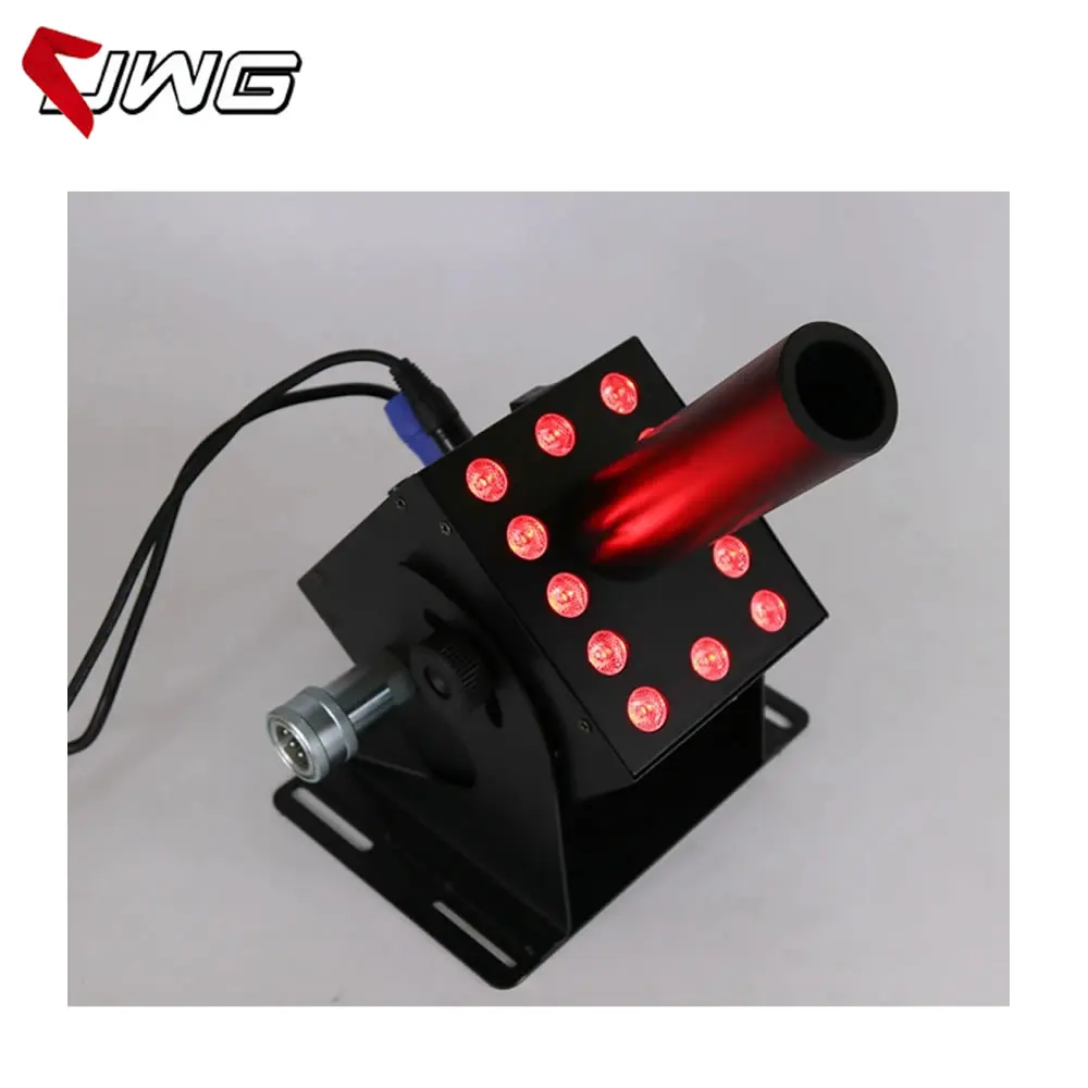 

Free Shipping 12x3W RGB 3IN1 Co2 Jet Machine China Stage Effect 5M Hose Co2 Jet DMX Fog Smoke Machine