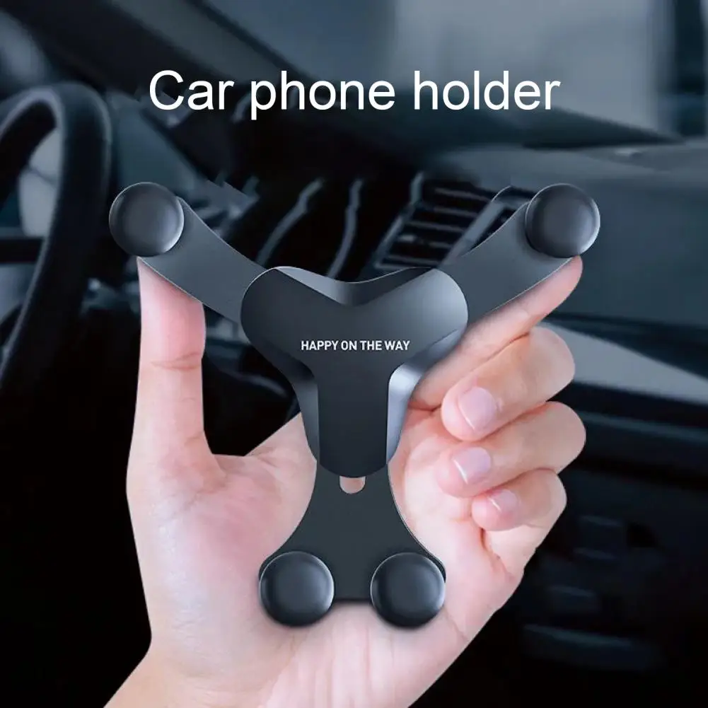 Cellphone Bracket Double Triangle Fixation Multifunctional Car Air Vent Phone Stand for Auto Phone Accessories Holder