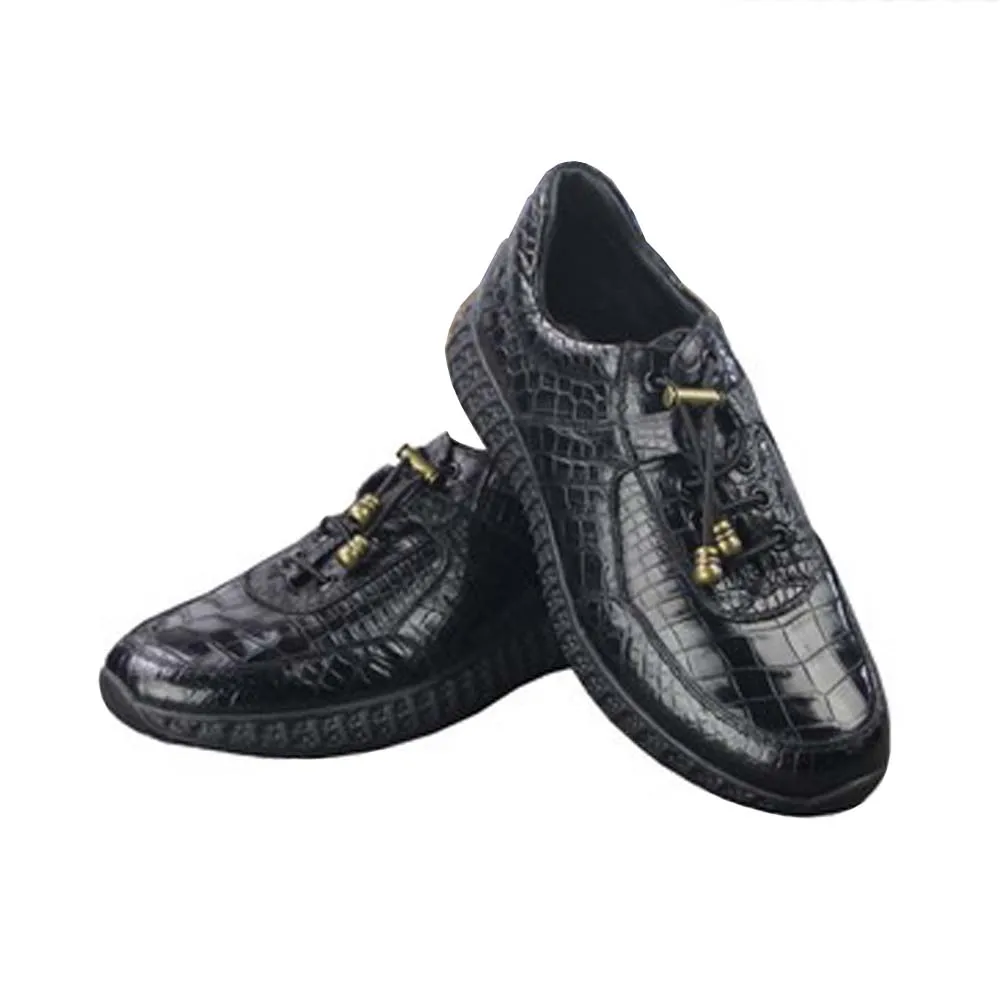 ousidun new  crocodile  Men's shoes  male  Casual shoes  Soft bottom  Genuine crocodile leather   shoes men crocodile shoes