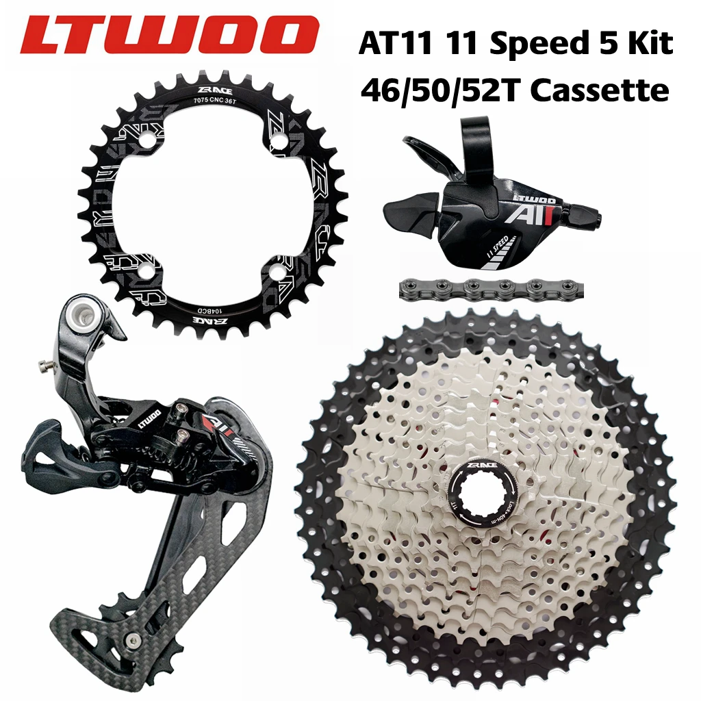 NEW LTWOO AT11 11Speed Groupset Trigger Shifter+Rear Derailleur 11s+ZRACE Cassette 52T/Chainring+YBN S11 Chain,PCR BEYOND M8000