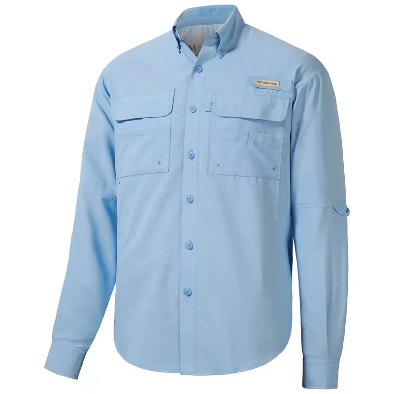 Camisa Masculina de Manga Comprida para Pesca UPF 50