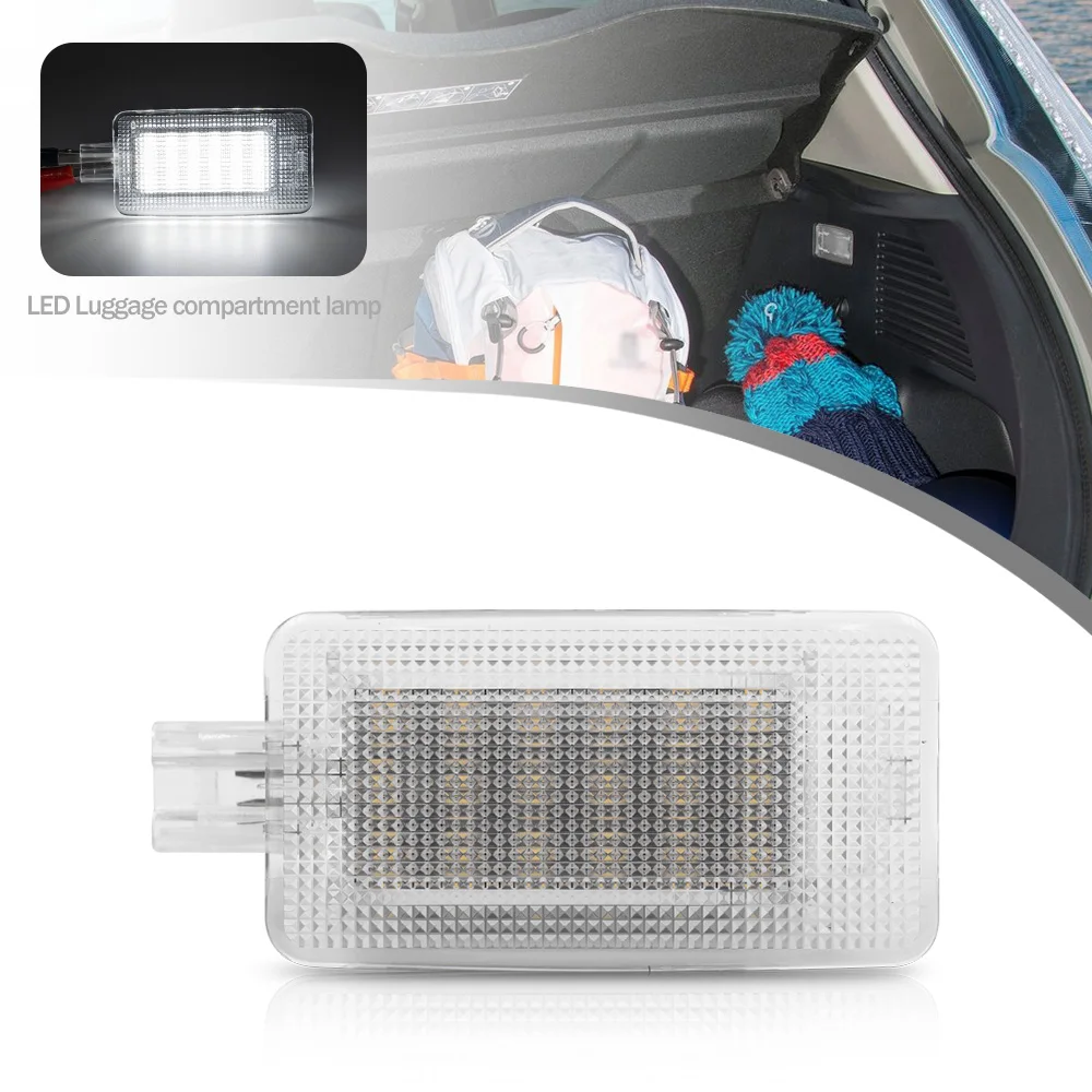 1 Pc Led Trunk Luggage Light Courtesy Footwell Lamps For Nissan Leaf Murano X-Trail Micra 2015-2017 Tiida 08-12