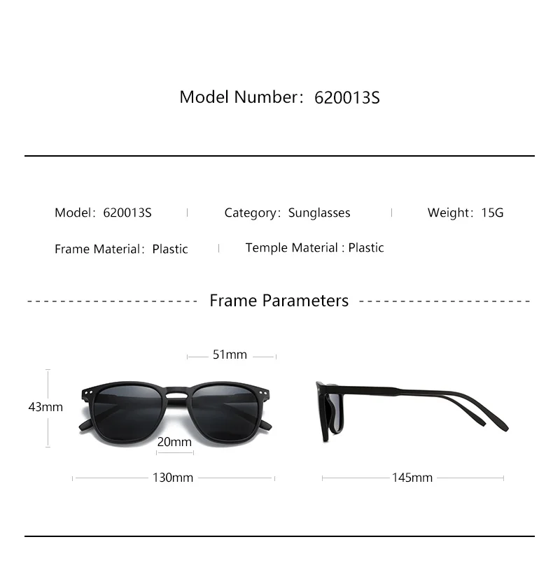 Zenottic 2er Pack polarisierte Sonnenbrille für Frauen Männer Vintage runde und quadratische Rahmen UV-Schutzschirme fahren Sonnenbrille – Detail 10