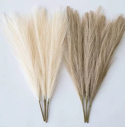 45cm Pampas Grass Simulation  Reed Grass Wedding Decoration Home Bedroom Accessories Wedding Guide Photo PropBackground