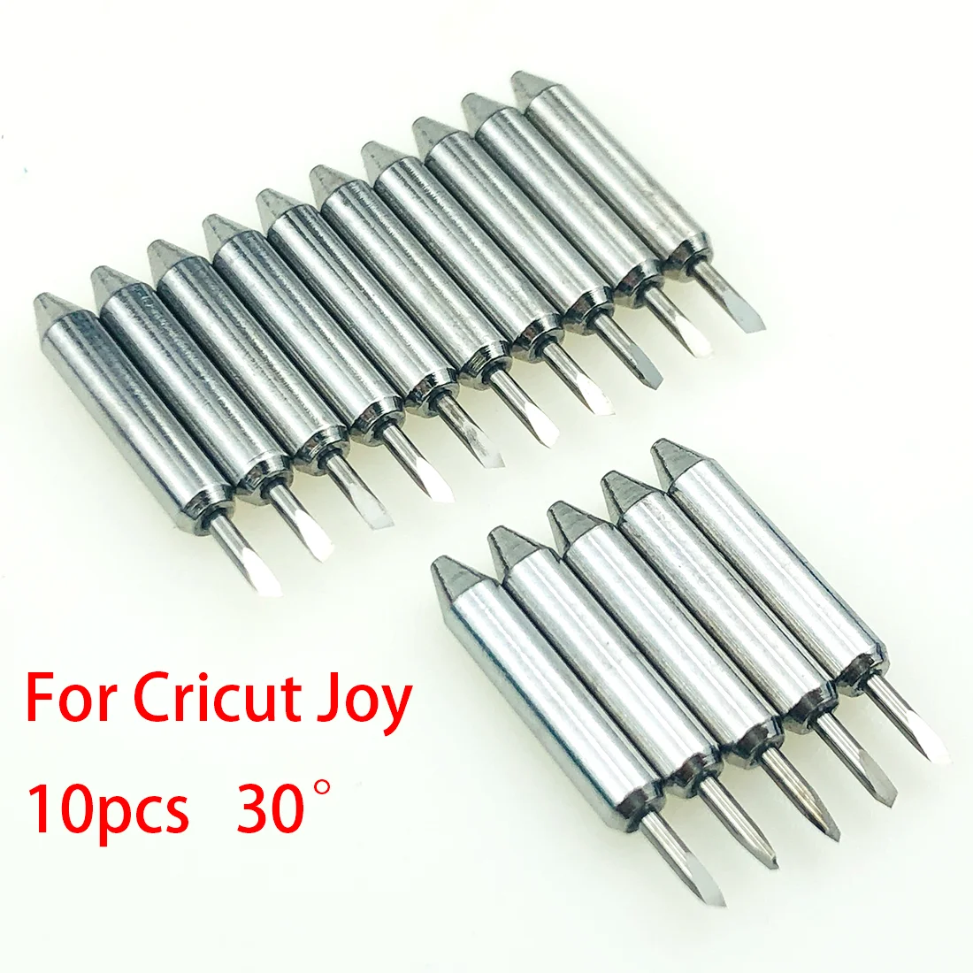 

15pcs Dia 3mm 30 Degree Plotter Blades Vinyl Cutter Knife for Cricut Joy Replacement Cutting Blades Milling Engraving Machine