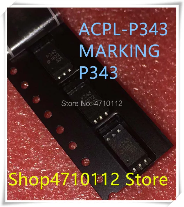 NEW 10PCS/LOT  ACPL-P343 ACPL-P343-500E MARKING P343 SOP-6 IC