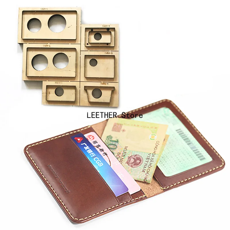 

New Japan Steel Blade Rule Die Cut Punch Wallet card bag Cutting Mold Wood Dies for Leather Cutter for Leather Crafts