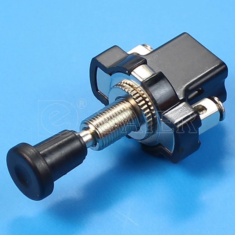 13MM Daier Golf Cart Push Pull Headlight Switch Button 12V Screw Terminals for Club Car