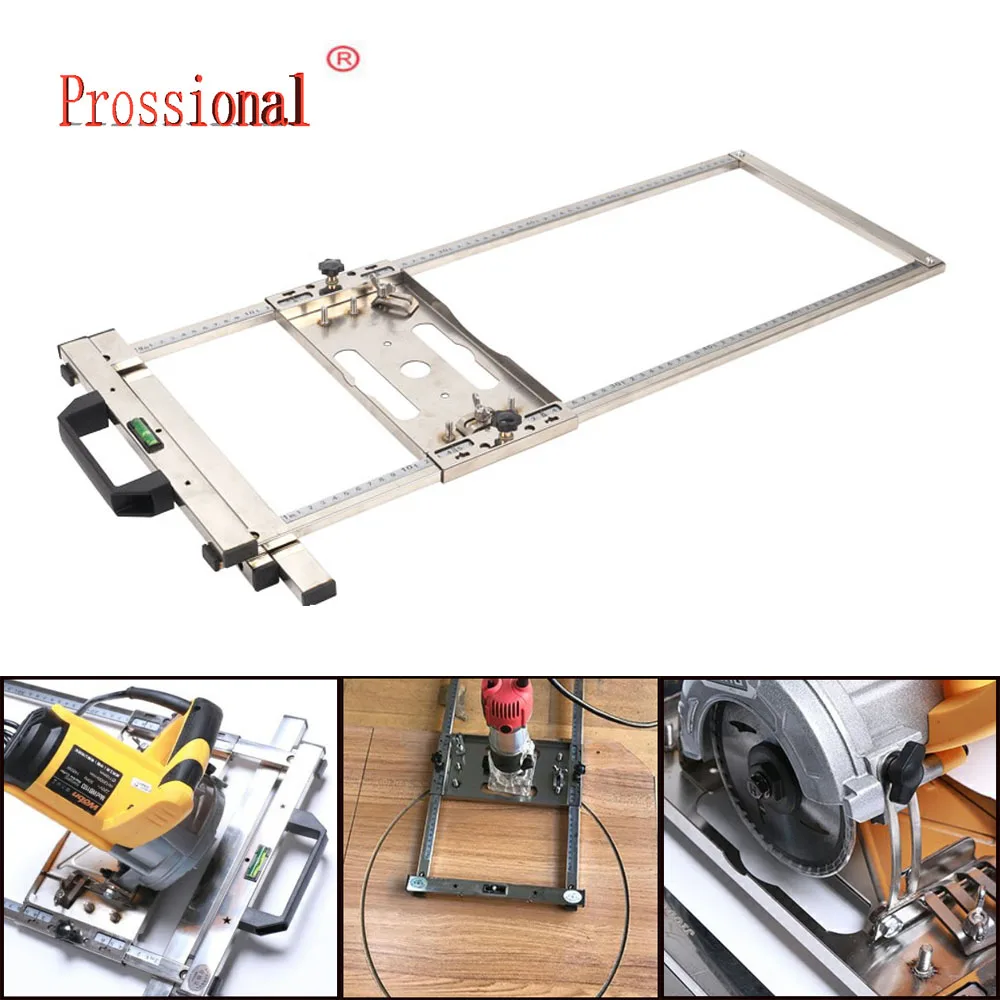 Stainless Steel Multi-function Hand Saw Cutting Board Artifact Guide High Precision Woodworking Positioning Frame Tool