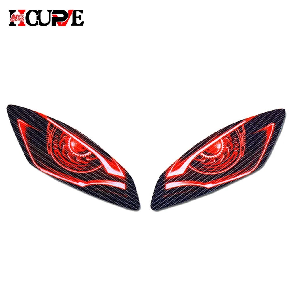 Motorcycle 3D Front Fairing Headlight Sticker Guard Head Light Stickers Decal For YAMAHA YZF-R6 YZFR6 YZF R6 2006-2016