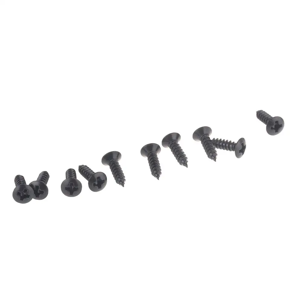 

Musiclily 3x12mm Pickguard Mounting Screws for Guitar Bass, Black (50 Pieces)