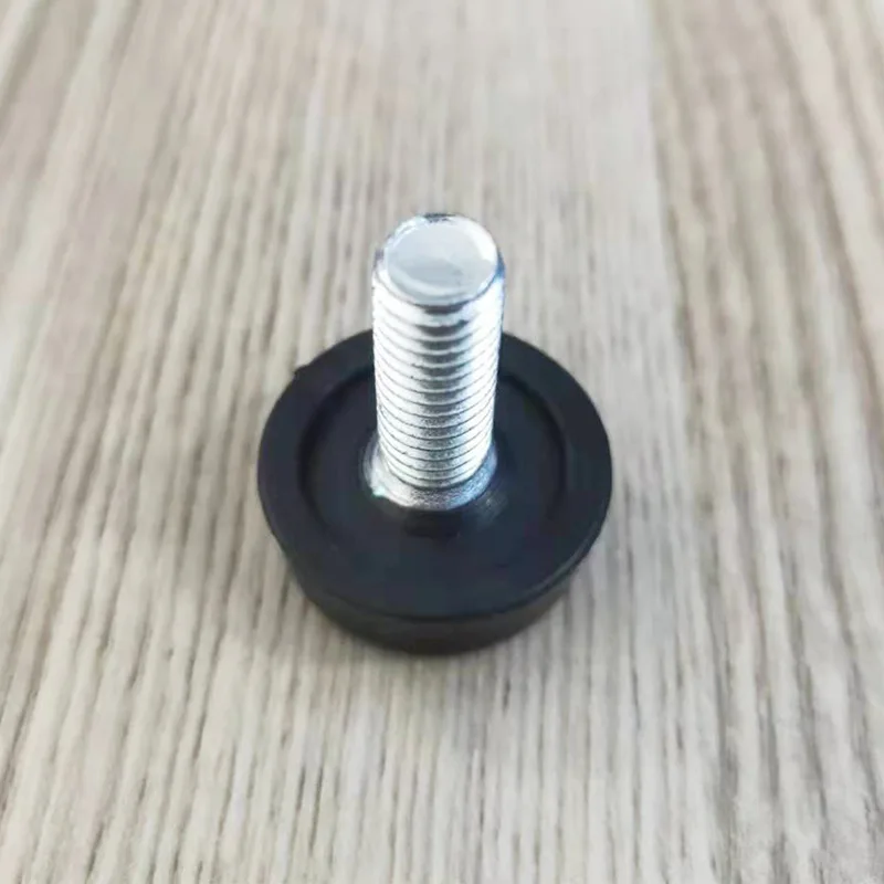 黒、透明な調節可能なフットパッド、ソファクローゼット用のraisedフットパッド。