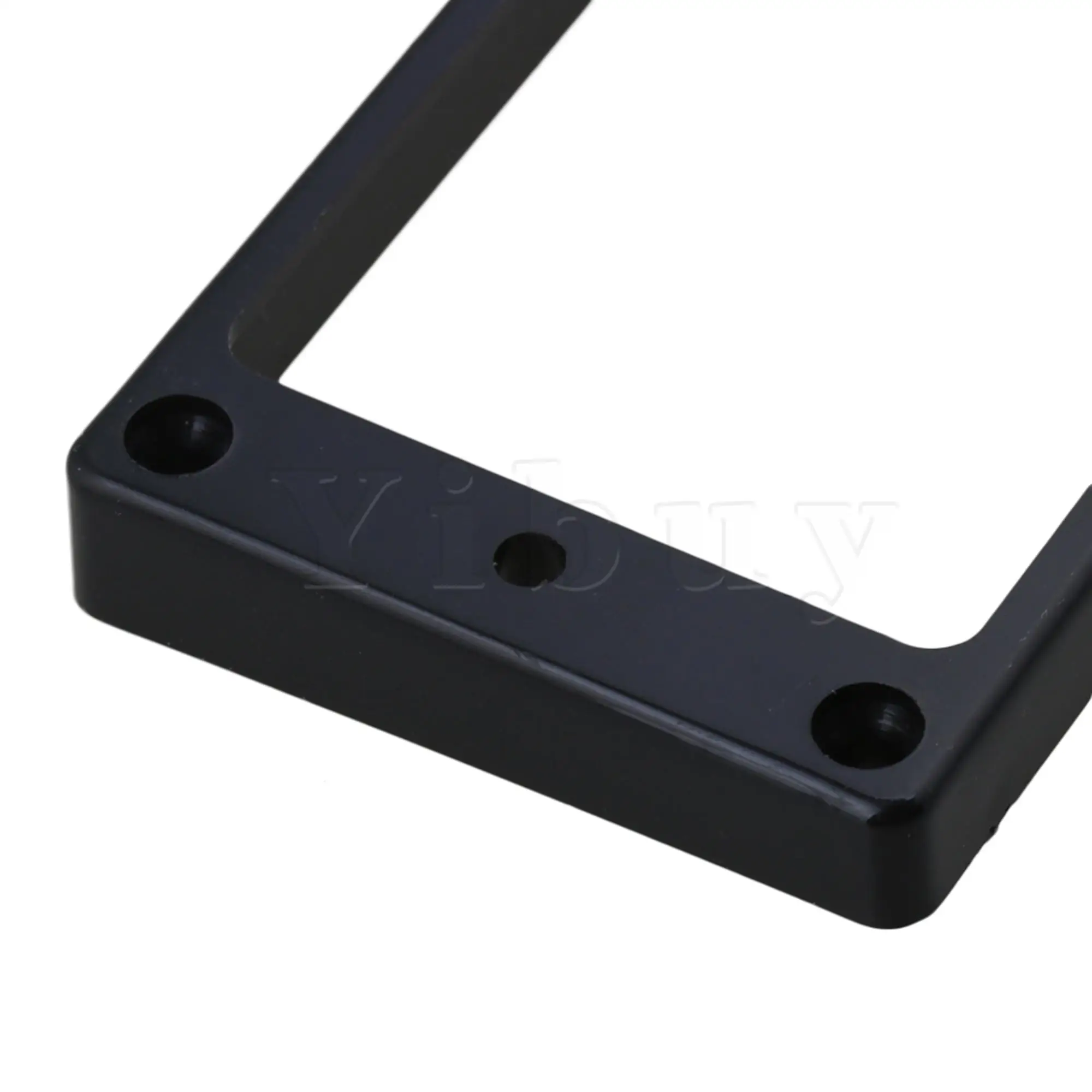 Yibuy Black 7x9mm/7x5mm Plastic Flat Neck and Bridge 7 Strings Guitar Pickup Frame Mounting Ring