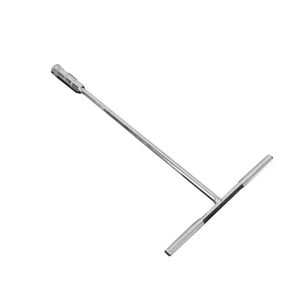 Juego de herramientas de llave con mango en T de 7 piezas 45 # Juego de llaves métricas de acero, 8mm, 10mm, 12mm, 13mm, 14mm, 17mm y 19mm, llave