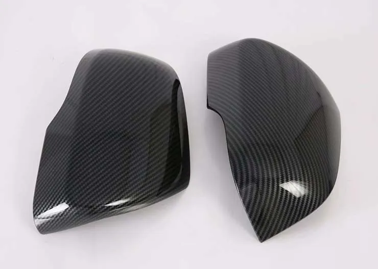 Carbon Fiber Side Mirror Cover Trim for 2018-2020 Hyundai Starex Grand H-1 Car Exterior Rearview Factory Style 2PCS