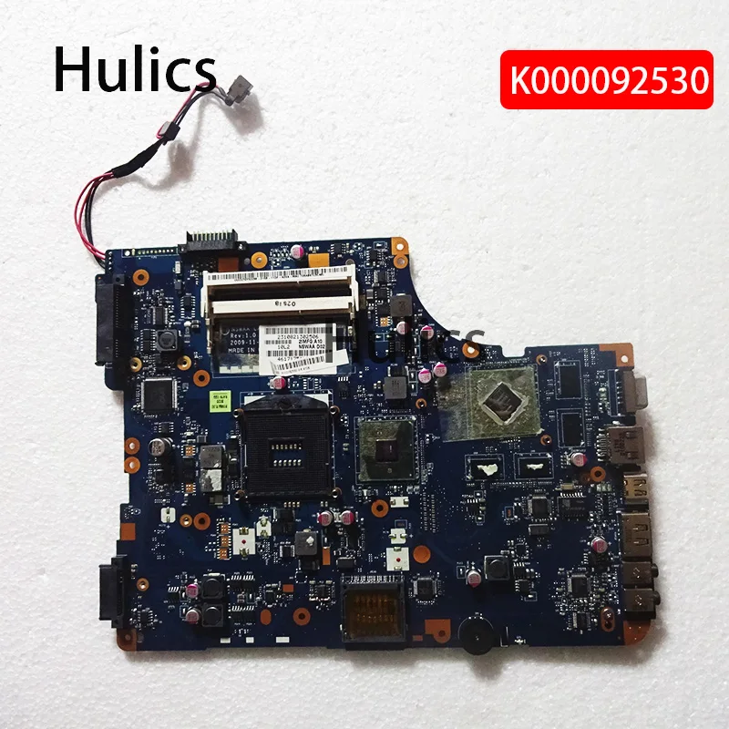 

Hulics Used K000092530 NSWAA LA-5322P Mainboard For Toshiba Satellite L500 L505 Laptop Motherboard 5332P DDR3 Main Board