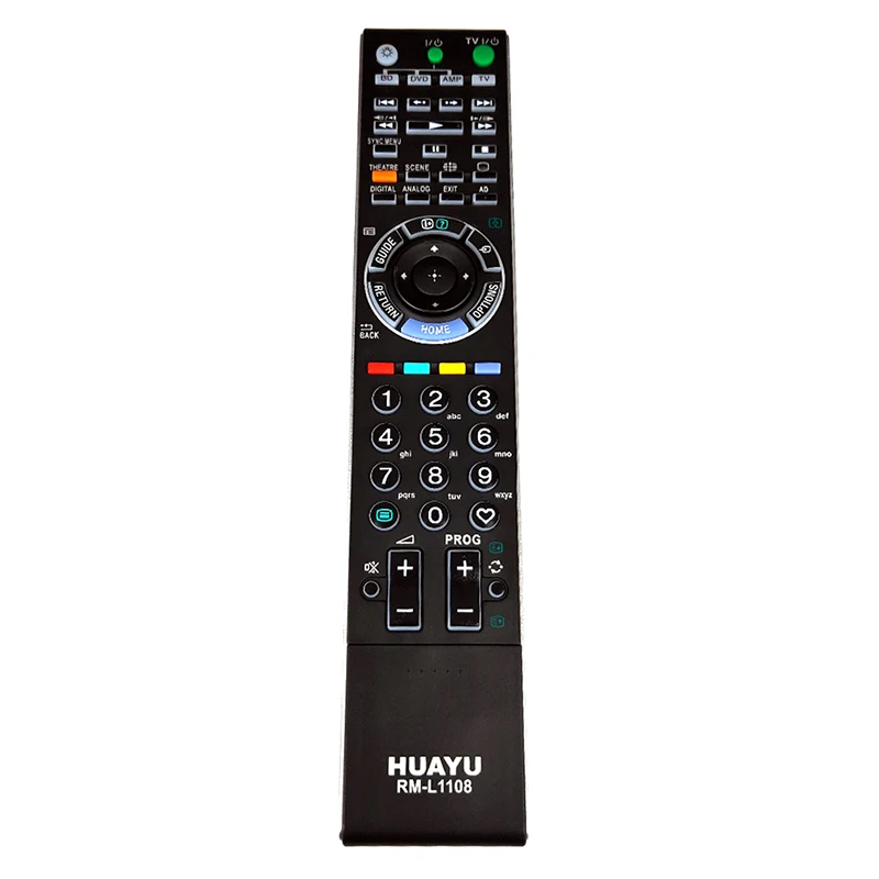 

RM-L1108 Remote Control for Sony BRAVIA W/XBR/ Series LCD Television with backlit KLV-52W300A KDL-40W3000 RM-GA017 RM-YD017