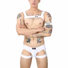 Men's Sexy Lingerie Set with Harness and Bondage Accessories #4