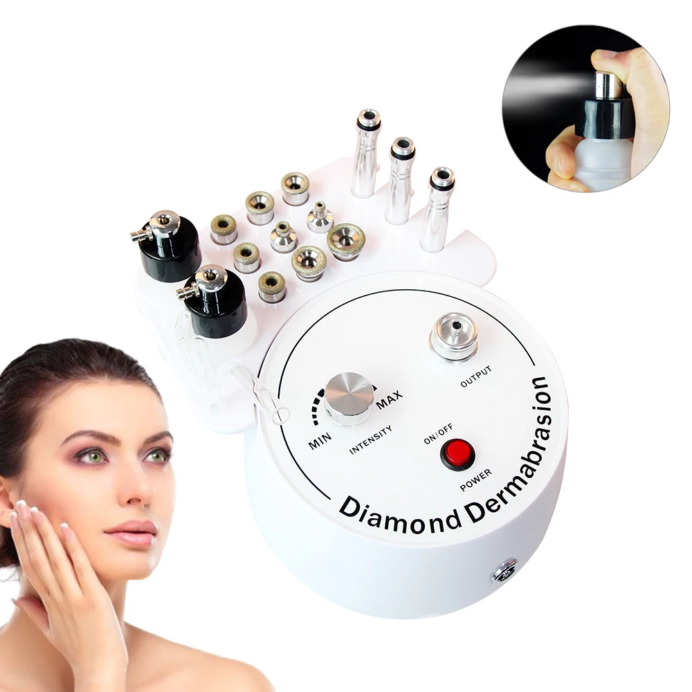 Máquina de microdermoabrasión 3 en 1, dermoabrasión de diamante, exfoliación por pulverización de agua, máquina de belleza, eliminación de arrugas,