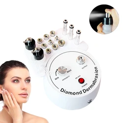 Machine à microdermabrasion en diamant 3 en 1, vaporisateur d'eau, exfoliant, produit pour éliminer les rides, outil de peeling du visage, accessoire de beauté