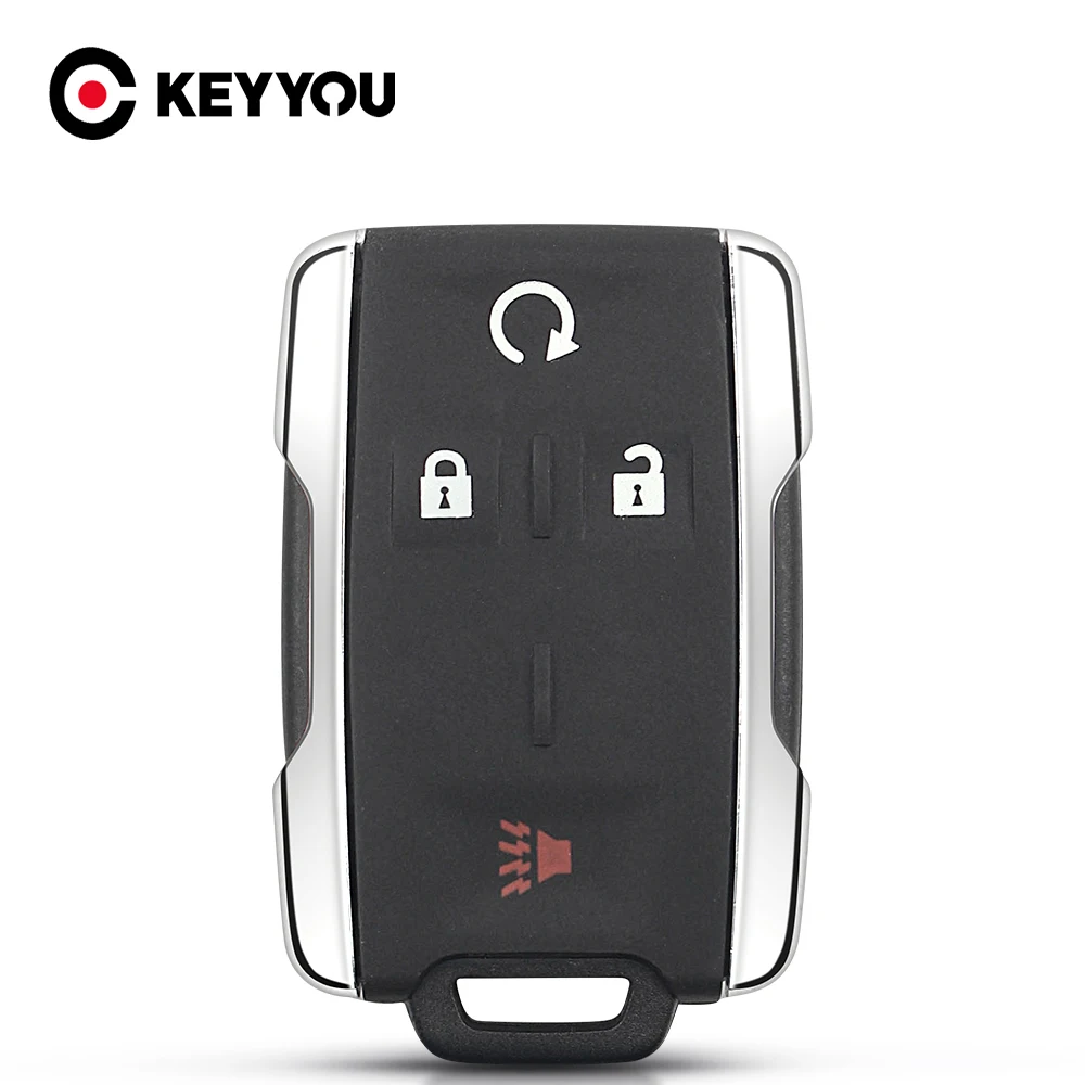 

KEYYOU 3/4/5/6 Buttons For Chevrolet Silverado Colorado GMC Sierra 1500 2500 3500 Sierra Fob Remote Key Shell Case Keyless Entry