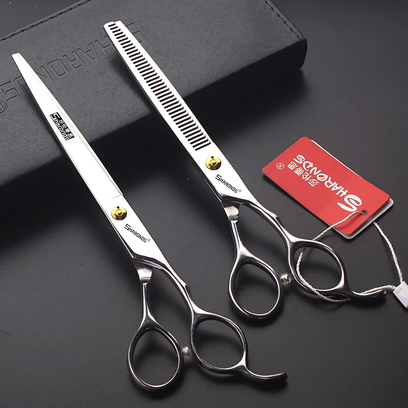 

5.5/6/6.5/7/7.5 inch Professional Hairdressing Scissors Laser Line hair Scissors Cutting & Thinning Scissors Barber Shears Set