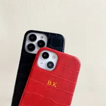 Custom Leather Name Case for iPhone #4