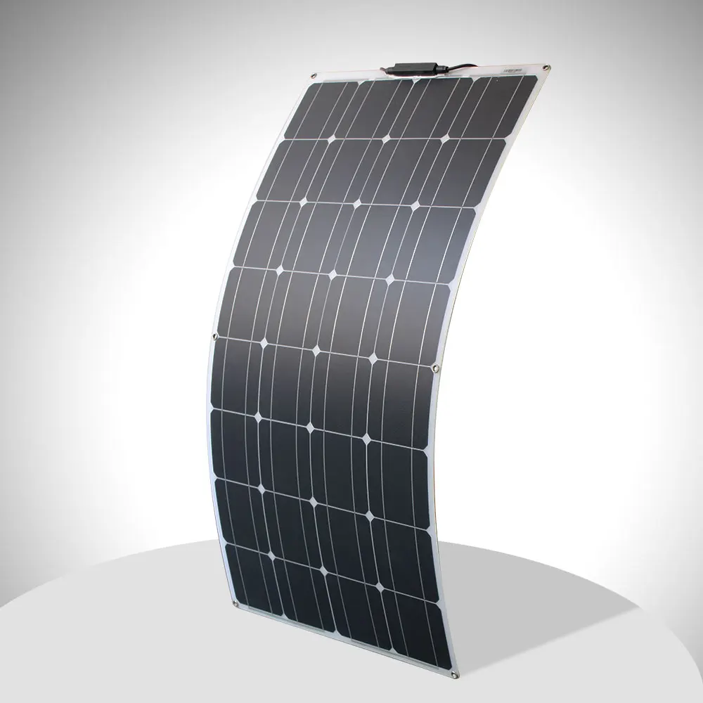 Zonnepaneel Kit 12V Flexibele 100W 200W 300W Zonnepanelen Met Solar Controller Voor Boot Auto rv En Acculader