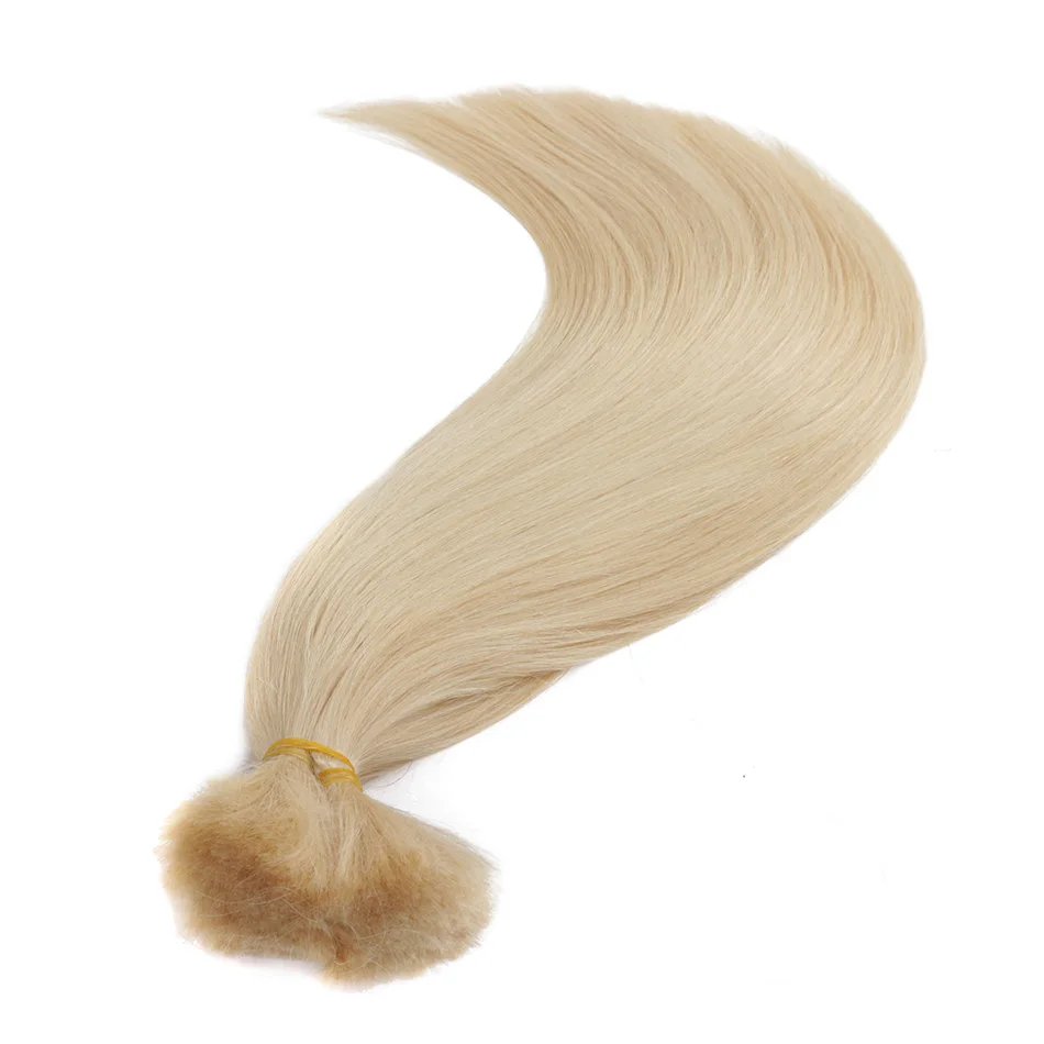 No Weft Virgin Bulk Human Hair Human Hair 100% Unprocessed Human Hair Bulk Extensions Brazilian Remy Hair 18-28inch Braids