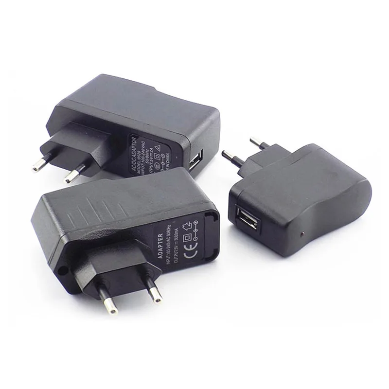 Ładowarka USB 5V 0.5A/1A/2A/3A 3000ma DC Port ładowania Micro USB Zasilacz Konwerter Zasilacz do taśm LED Telefon US/EU — zdjęcie produktu 6