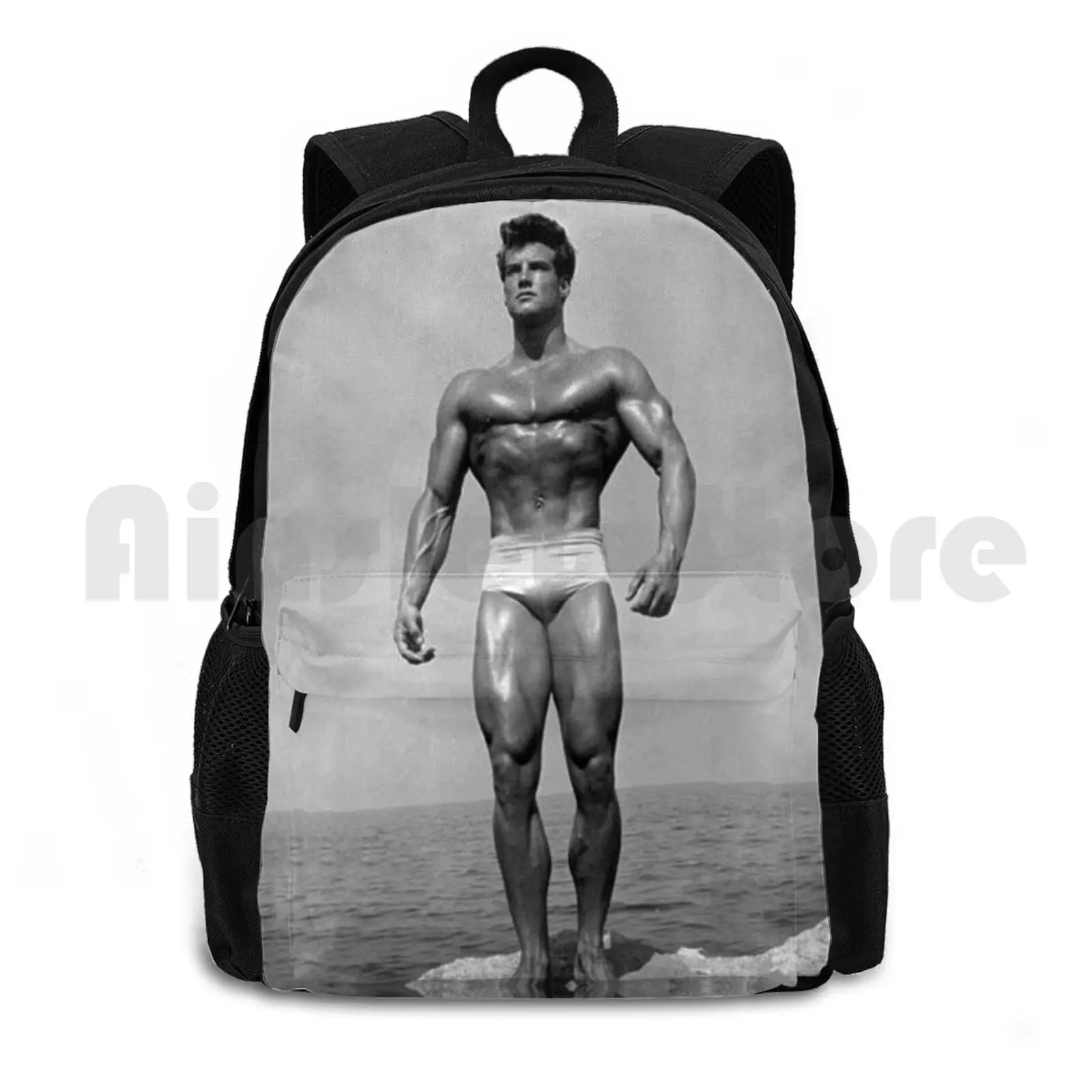 Steve Reeves Outdoor Hiking Backpack Waterproof Camping Travel Steve Reeves Steve Reeves Hercules Height Bodybuilder Back Old