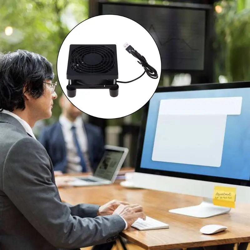 Вентилятор охлаждения 9 см/12 см, 5 в постоянного тока, USB-источник питания, тихий вентилятор для маршрутизатора, телевизионной приставки, радиатор, охладитель, сделай сам, запасные части, Прямая поставка