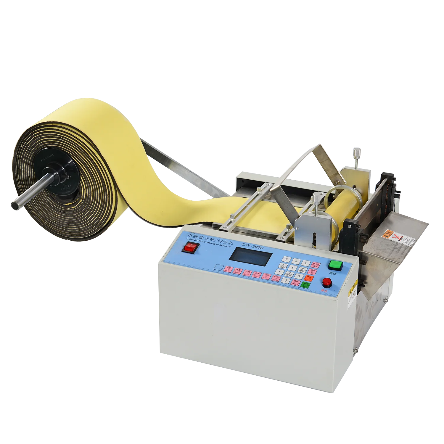 

Roll To Sheet Earloop Plastic Film Zipper Digital Cold Cutting Machine