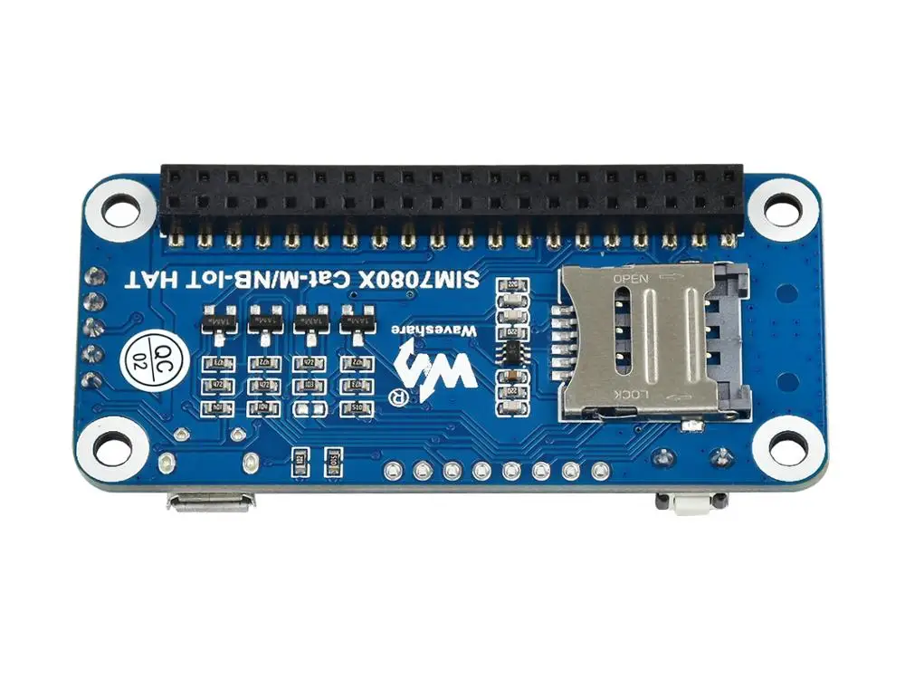 Imagem -05 - Waveshare Nb-iot Cat-m Emtc Gnss Hat para Raspberry pi com Base em Sim7080g Globalmente Aplicável