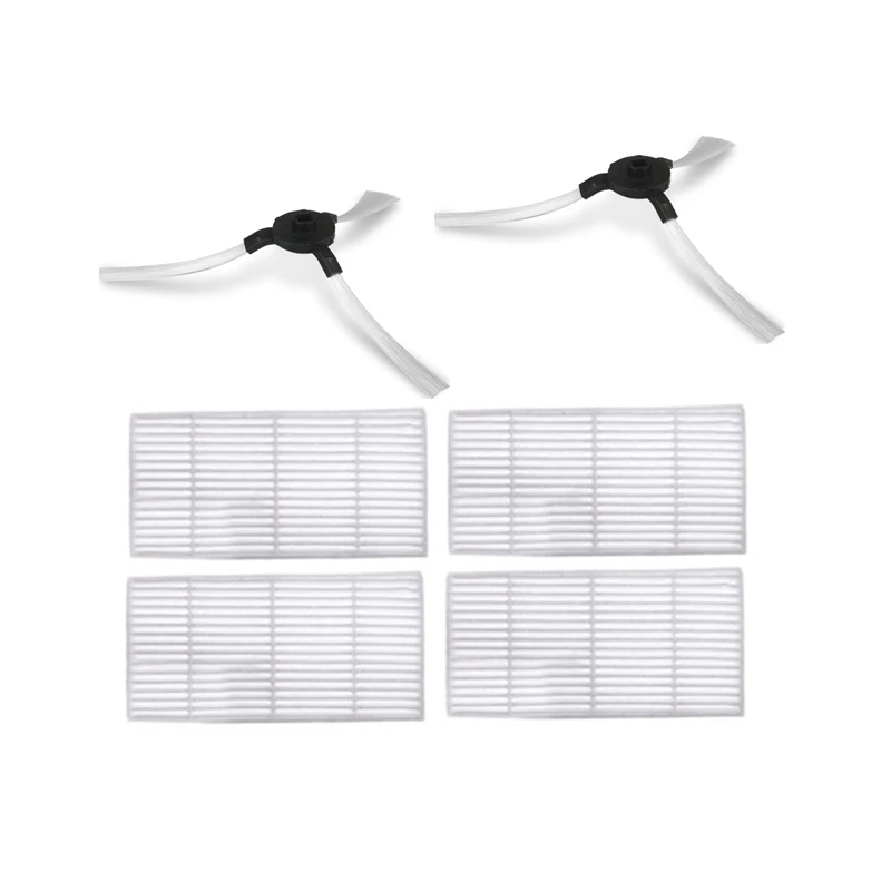 Robot Vacuum Cleaner HEPA Filter Side Brush for AMIBOT Flex H2O Connect Robotic Vacuum Cleaner Spare Parts Accessories