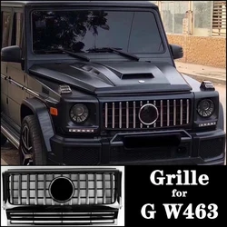 Front Grille Radiator GT Style Part For Mercedes Benz G Class Klass W463 2004-2018 Year Engine Air Inlet Grill