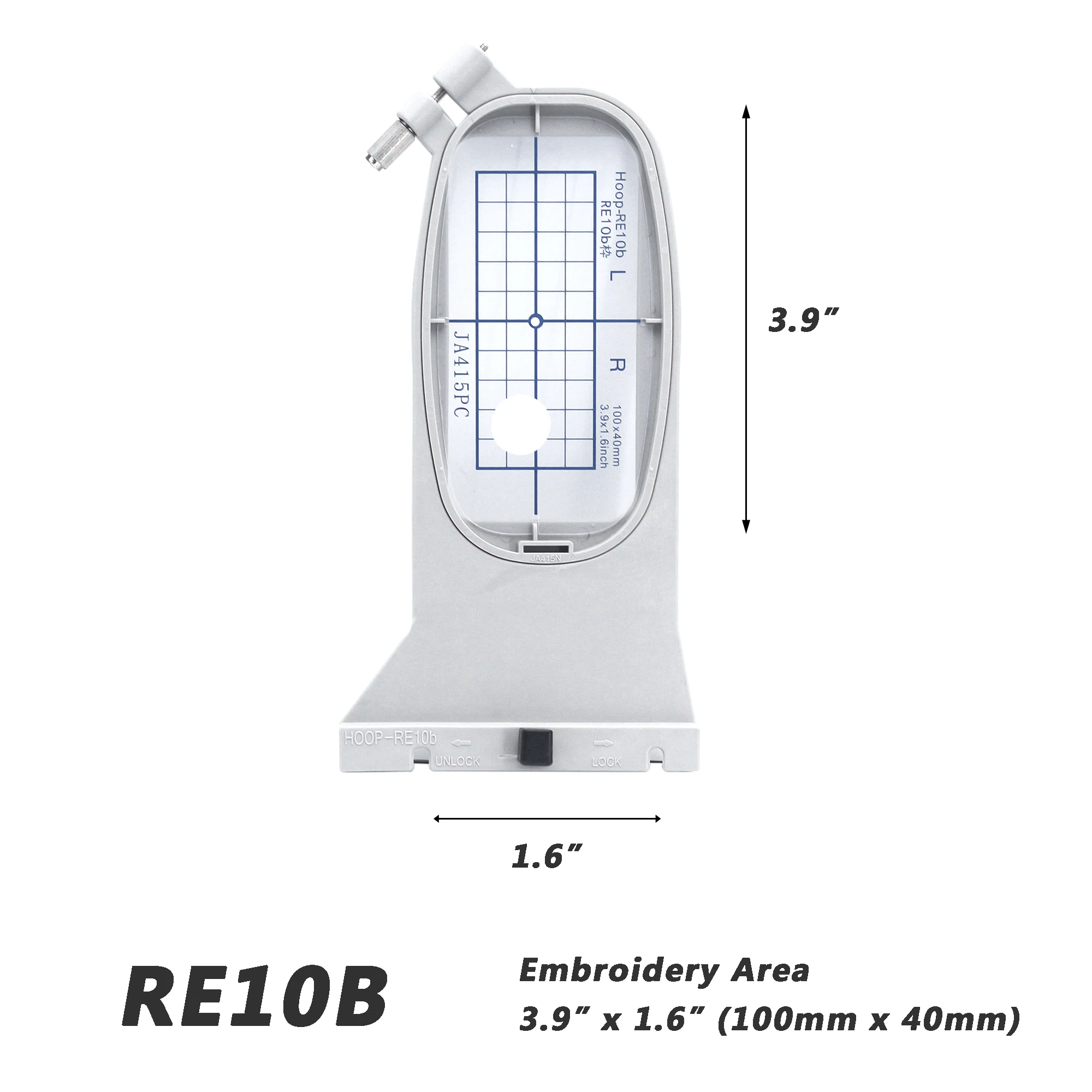 Sew Tech RE10B Embroidery Hoop for Janome MC 500E 400E 550E Memory Craft Elna Expressive 830 etc, Sewing and Embroidery Machine