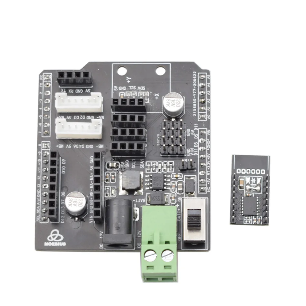 HC-06 APP Controller for Arduino UNO TB6612 Motor Driver Board for 2 Wheels Self-balancing Robot Car DIY STEM