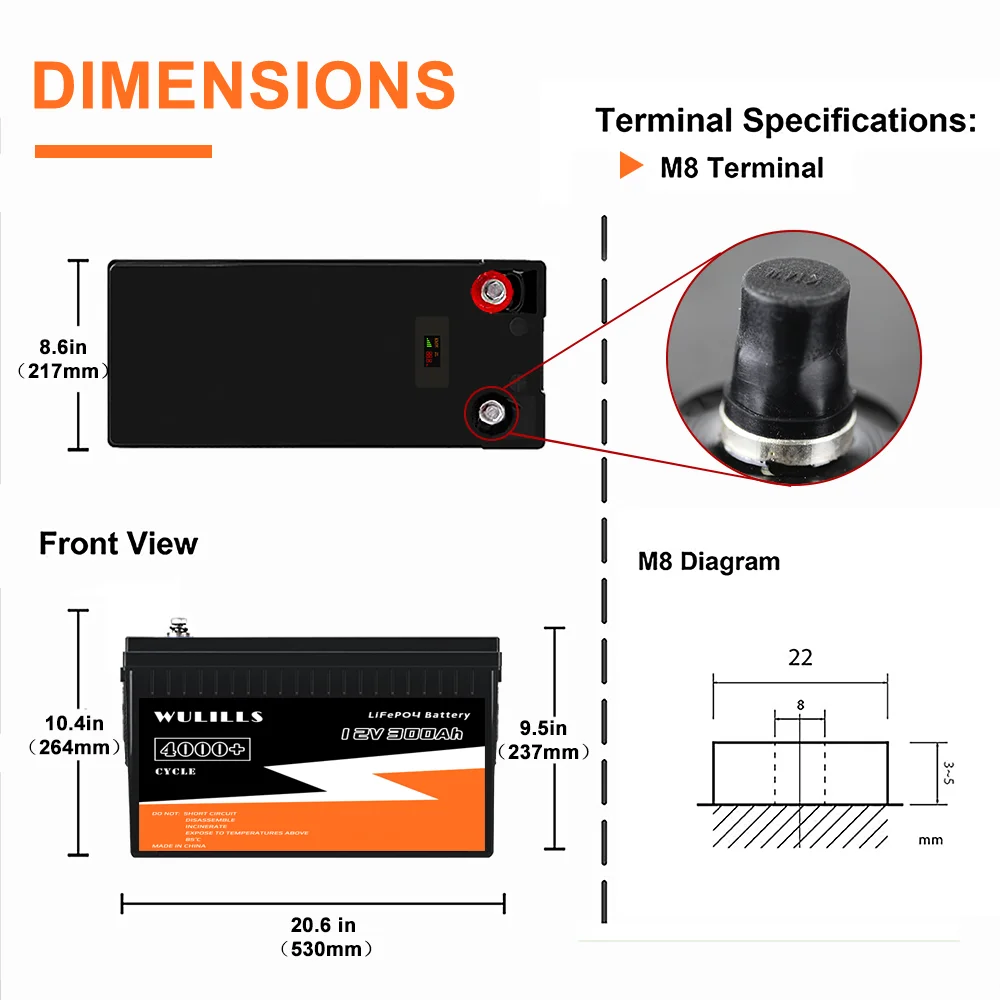 12V 24V 48V 100Ah 200Ah 280Ah 300Ah LiFePo4 배터리 팩 리튬 철 인산염 배터리, 내장 BMS, 태양열 보트용, 세금 없음, 신제품