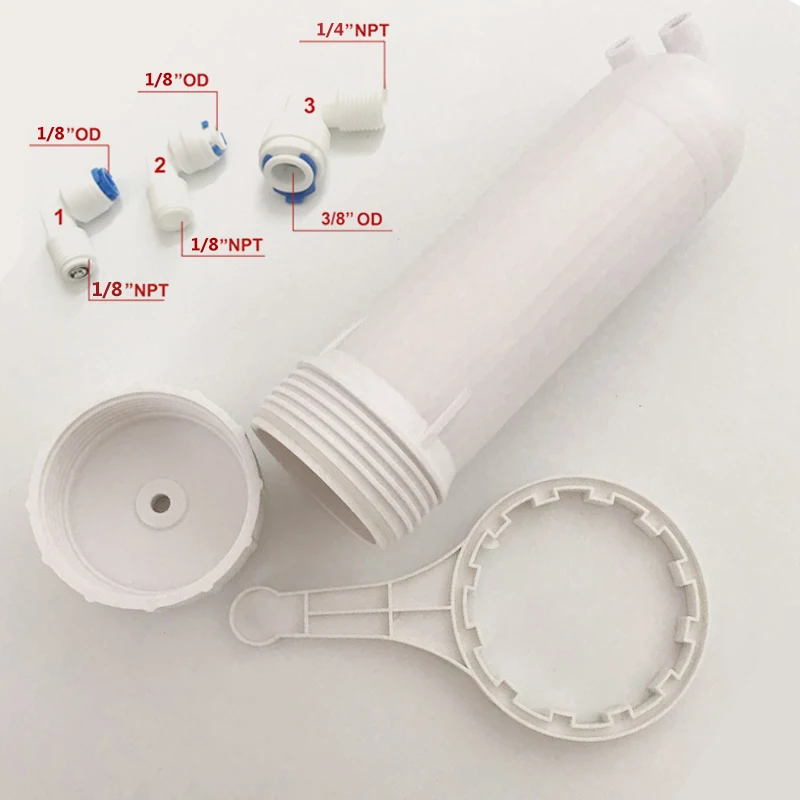 RO Membrane Housing 3012 for 3012-400 gpd/3012-600gpd Reverse Osmosis With 5M 1/4\