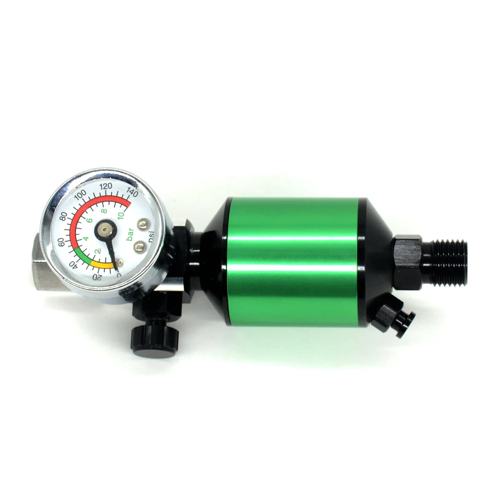 Air Regulator with Air Filter Oil-Water Separator Pneumatic Paint Spray Gun Air Regulator Gauge Water Trap Filter Tools