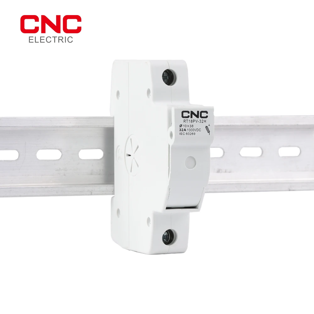 CNC RT18PV-32H New Photovoltaic Fuse 1P DC 1000V Solar PV Fuse Holder for Solar System Protection